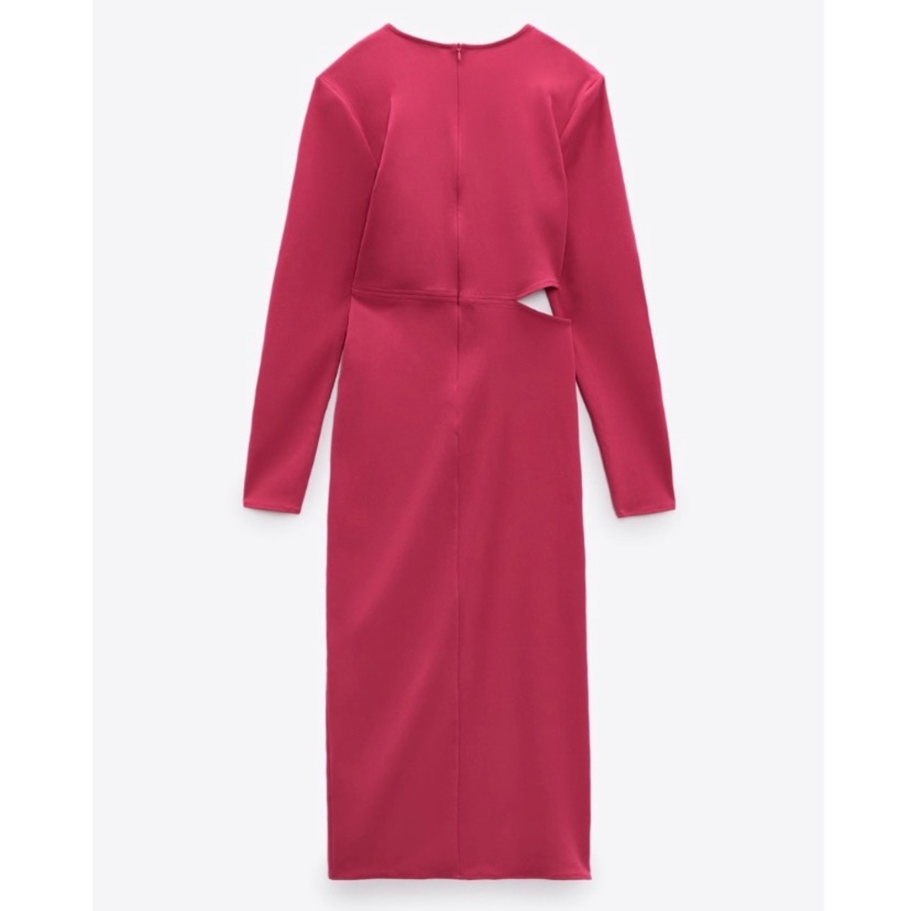ZARA KNOTTED DRESS WITH CUT OUT 🔥 NWT - Picture 6 of 10